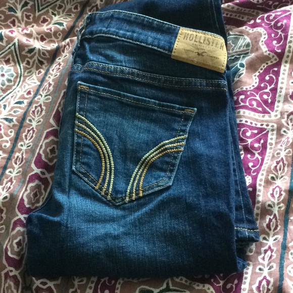 Hollister Denim - Hollister dark blue jeans